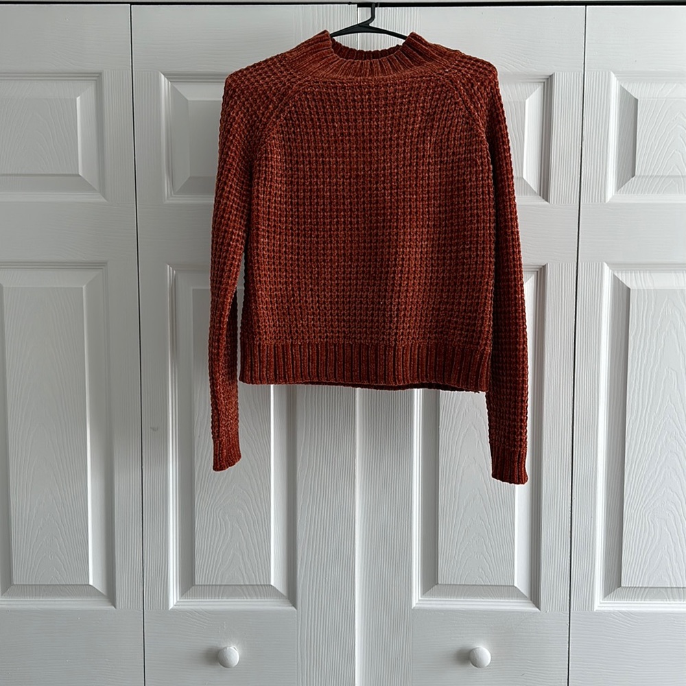 Soft semi turtle neck sweater